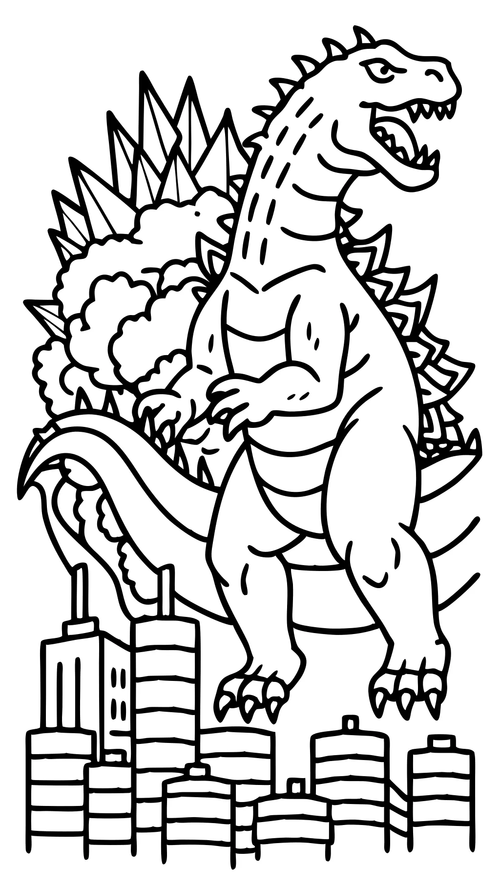 Godzilla vs King Kong Páginas para colorear 2020